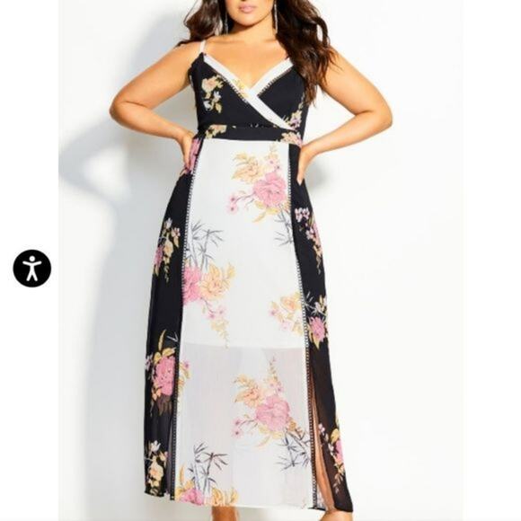 CITY Chic maxi beloved bloom dress plus size 24 new!!!